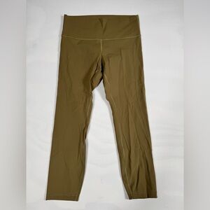 lululemon athletica green/brown Leggings